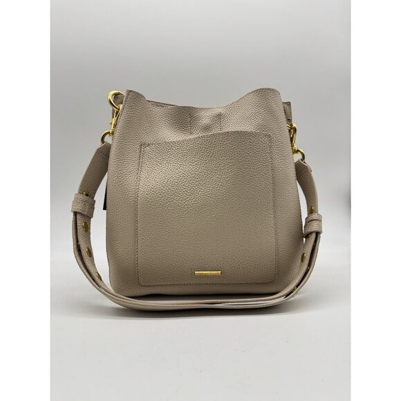 Rebecca Minkoff Darren pebbled leather large adjustable shoulder bag - Stone - Picture 7 of 12